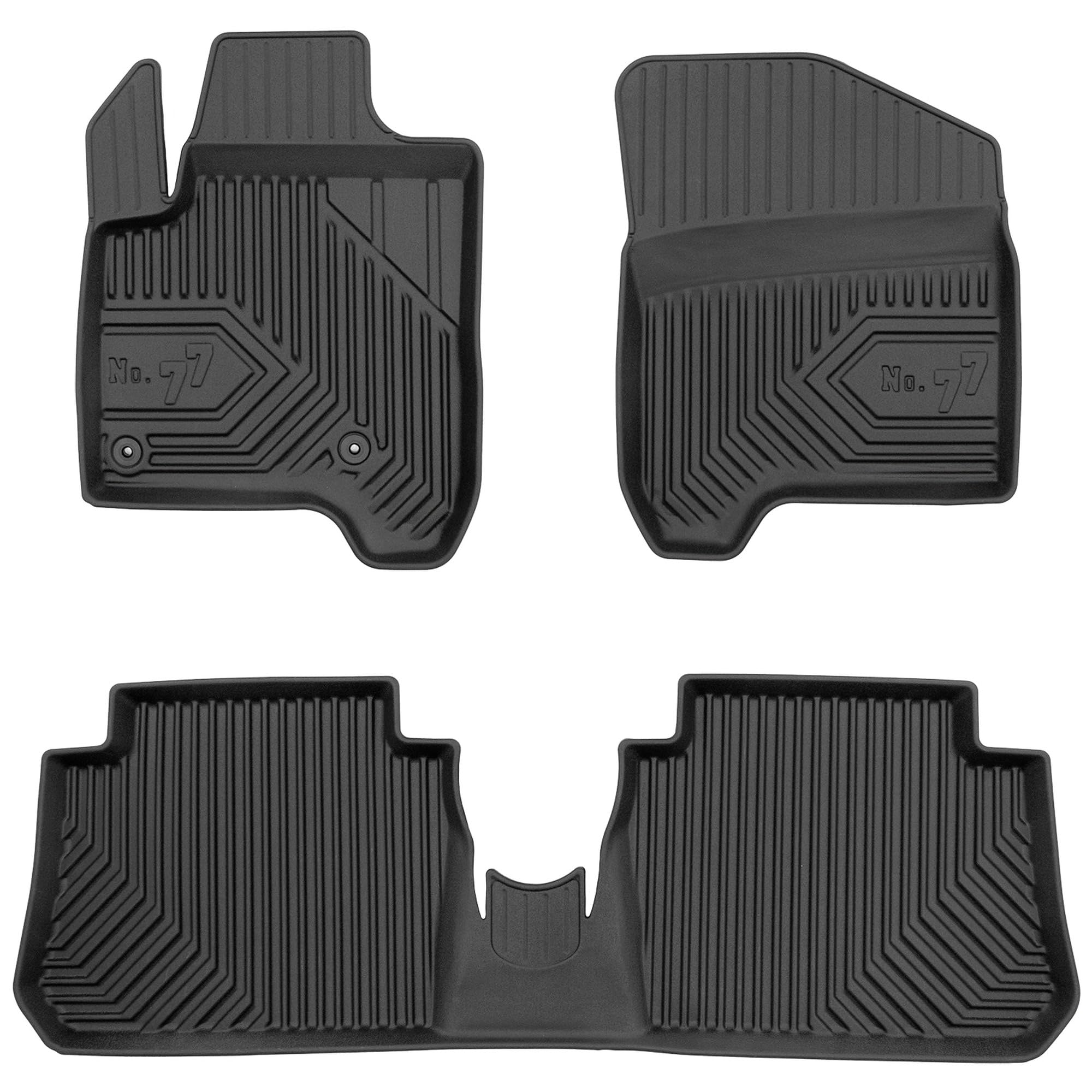 MOTOS Set di tappetini in gomma e tappetini per il bagagliaio per Citroen C3 Picasso 2008-2017 Migliorate il vostro comfort di viaggio con il tappetino antiscivolo per auto - tappetino per auto