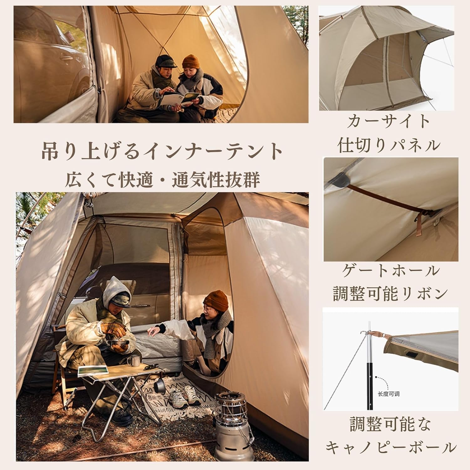 Naturehike カーサイドテント シェルターテント Amazon | Naturehike カーサイドテント タープ テント