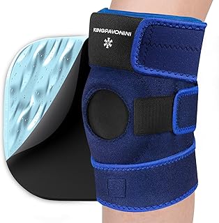 3-in-1 Knee Ice Pack Wrap After Replacement Surgery, Reusable Gel Ice Packs for Injuries, Cold/Hot Therapy, Ice Wraps for Knee Pain Relief, Swelling, Arthritis, Meniscus Tear and ACL