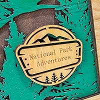 Vista 2 de Mapa de Viaje de Parque Nacional en Madera (Aventuras de Parque Nacional)