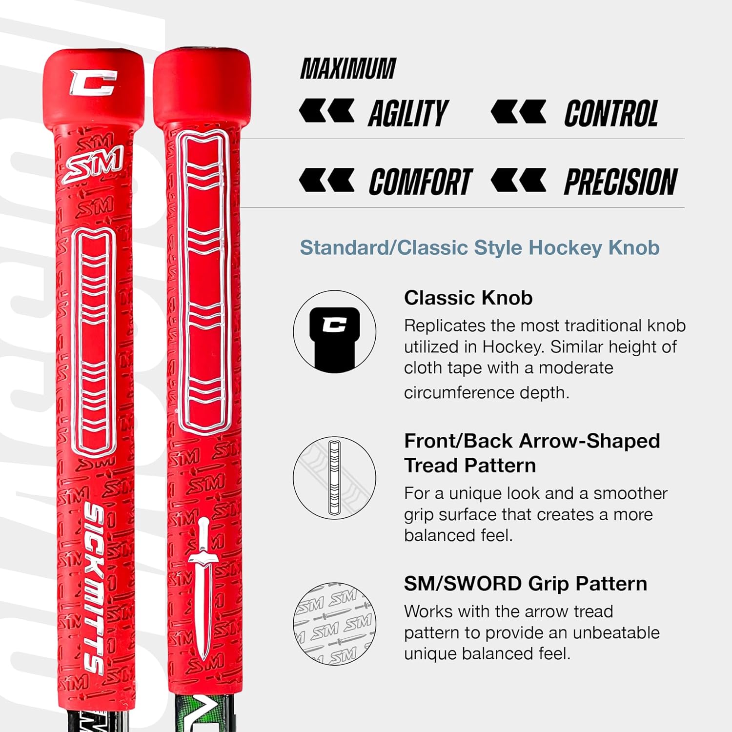 Classic 2 Hockey Grip – Traditional Feel with Enhanced Durability