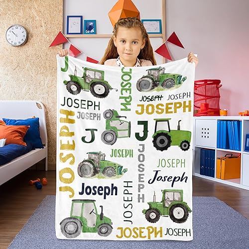 Miniatura 9 de Manta personalizada de elefante con nombre para niño, manta con nombre personalizado para niños, manta de franela suave de elefante azul, regalo