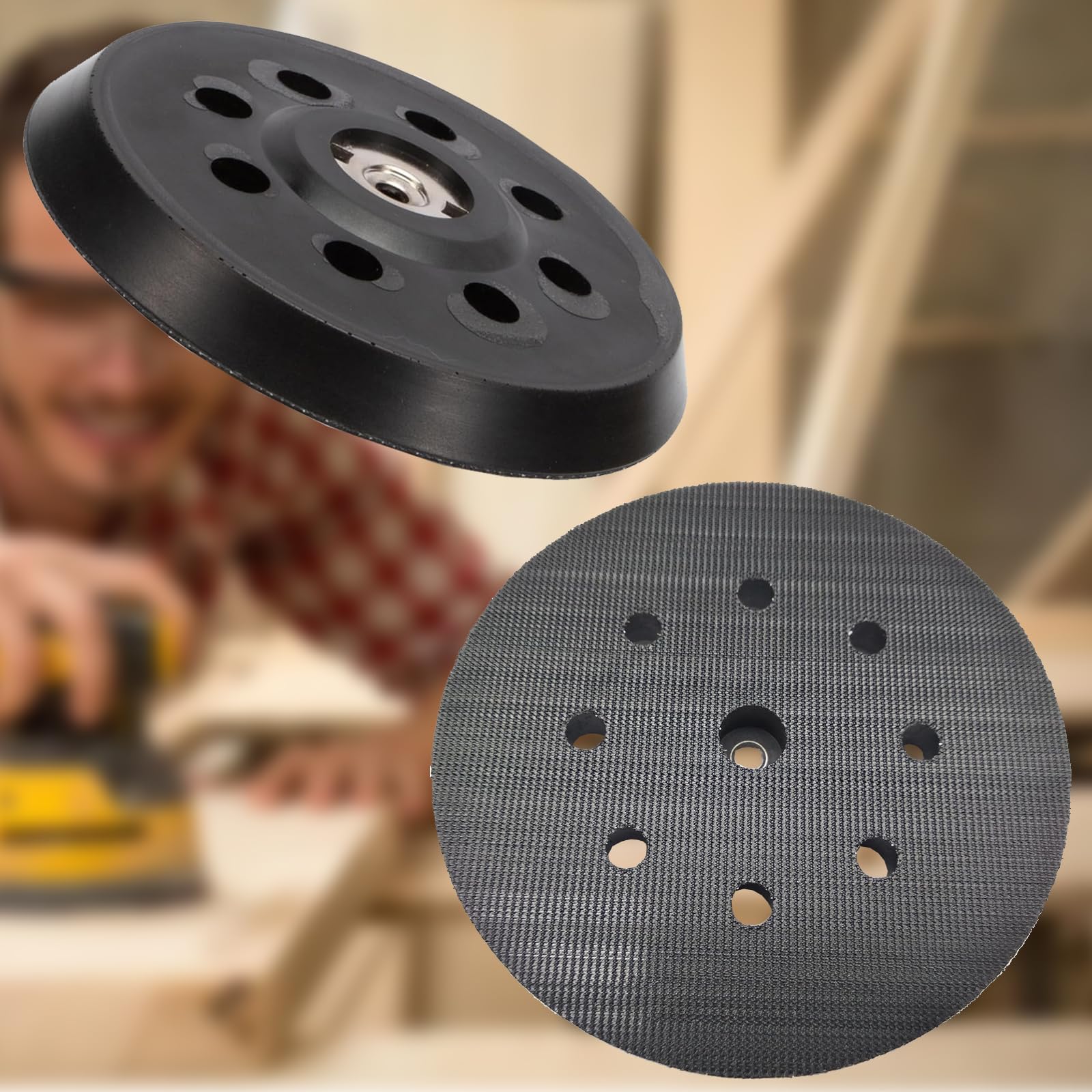 Plateau De Ponçage 125 Mm (5 Pouces) – Compatible Avec Metabo SXE 325 Et Intec, Sans Marque