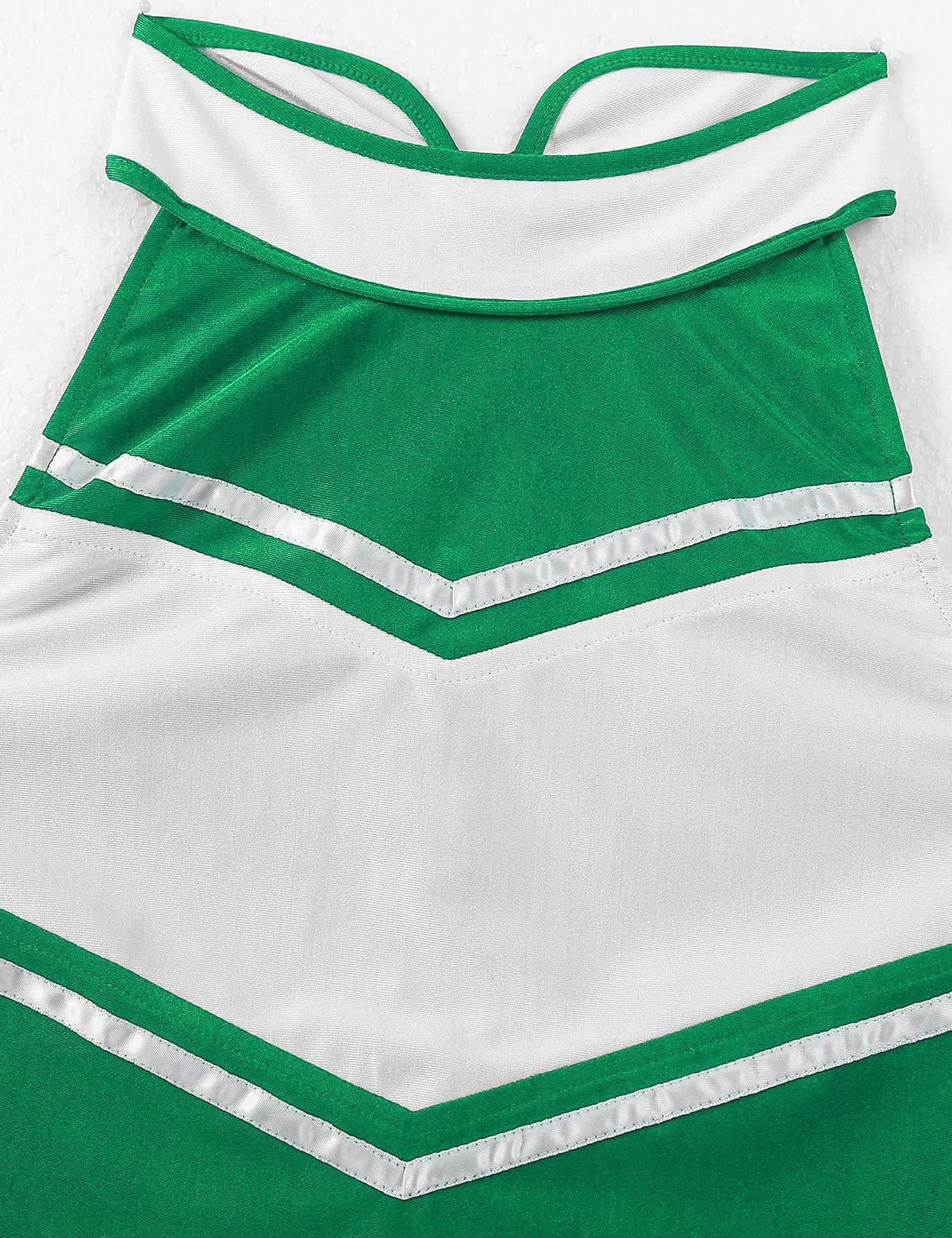 ranrann Divisa Cheerleading Studentessa Completo Danza Moderna Jazz Hip Hop Costume da Cheerleaders Uniforme Scolastica Sexy Carnevale Divisa Musicale School Girl