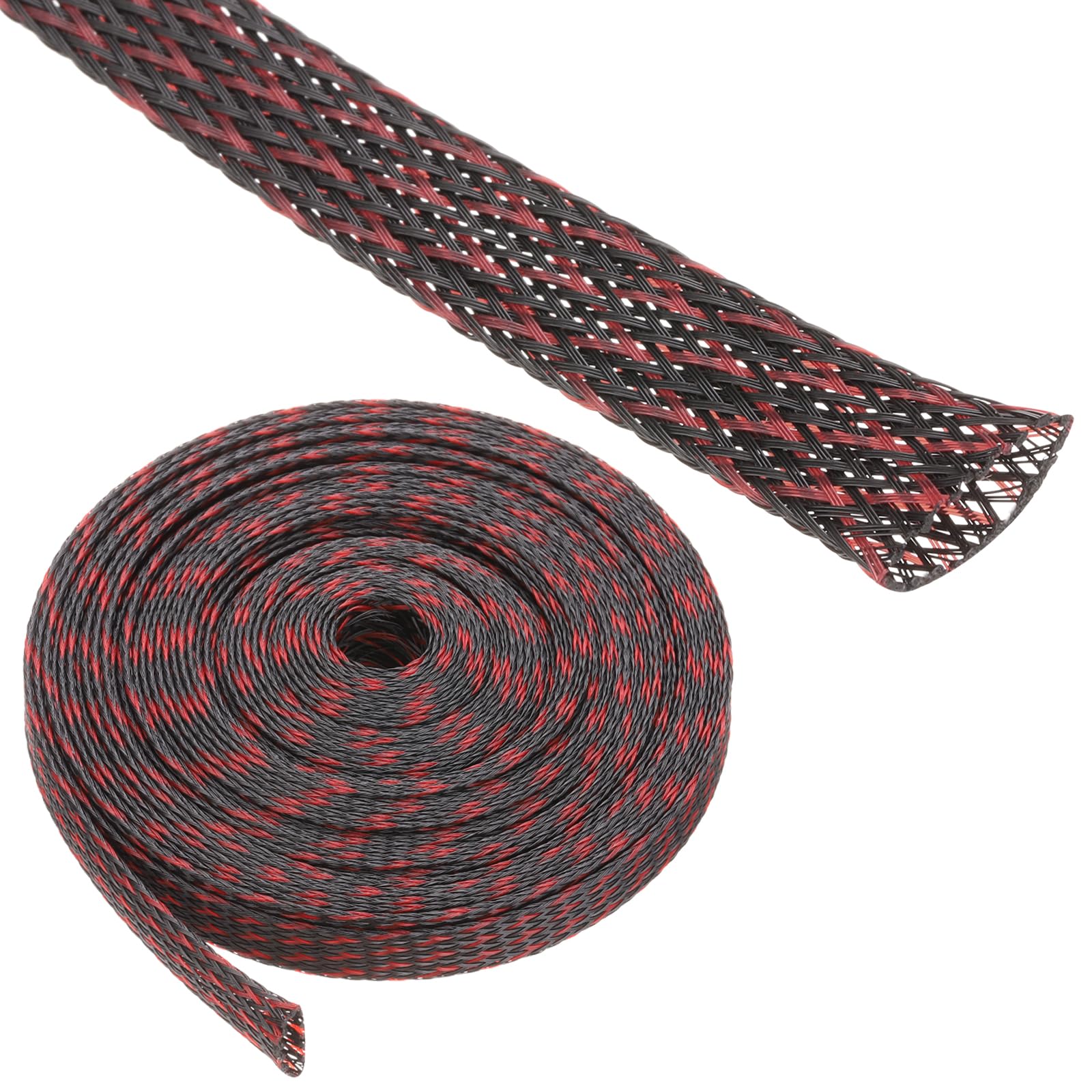 Rebower 25ft PET Expandable Wire Loom 1 Inch