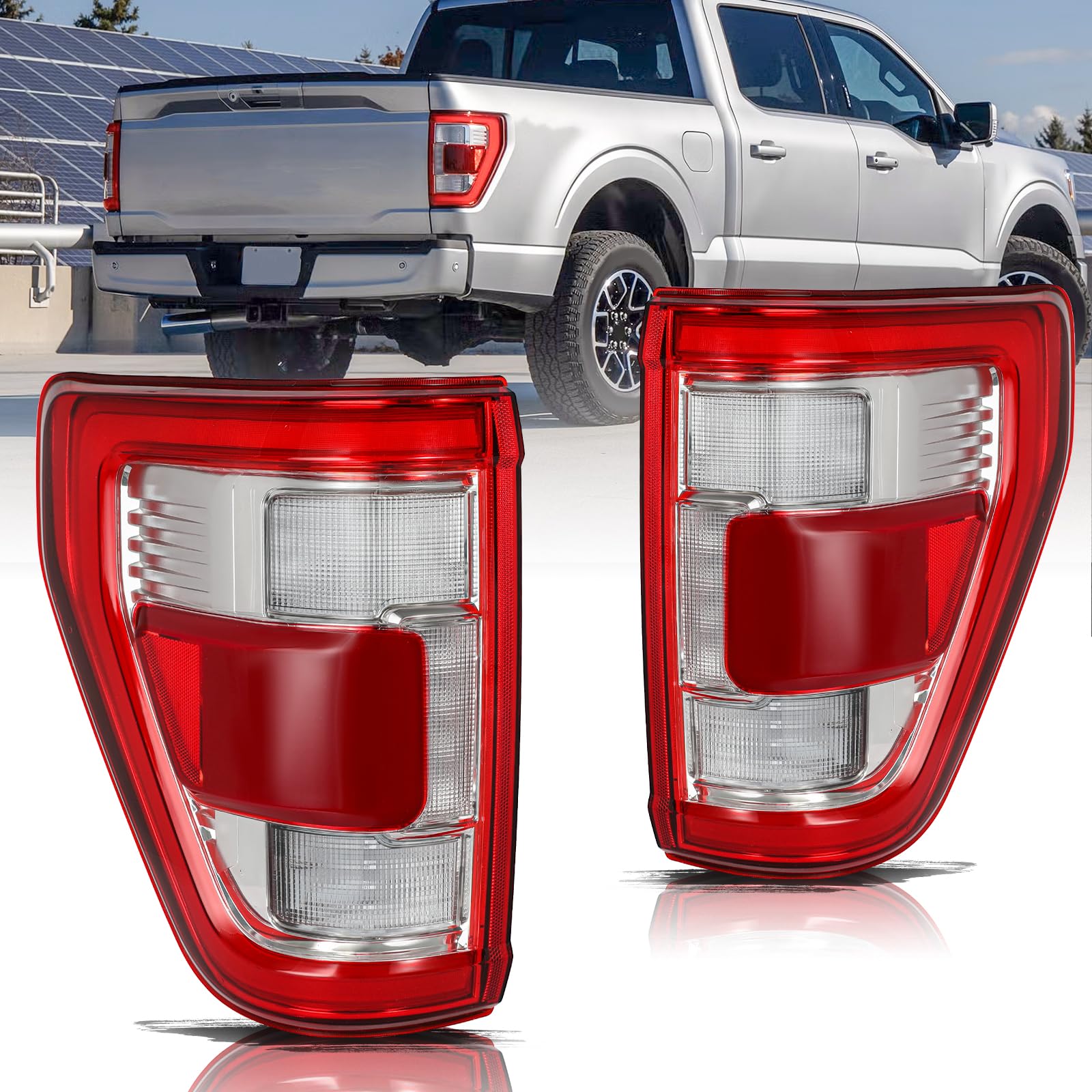 Aosky LED Tail Light Assembly for 2021-23 Ford F150