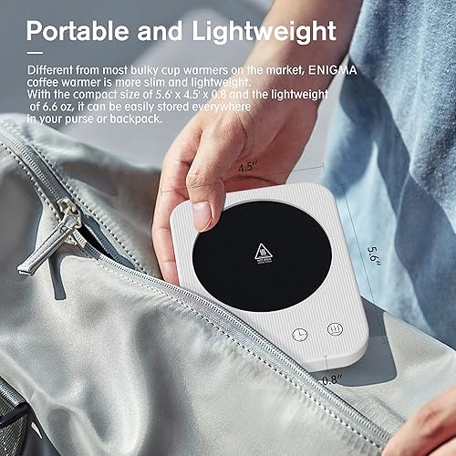 Miniatura 4 de Calentador eléctrico de taza de café para escritorio, calentador inteligente de taza de café para oficina en casa, placa de calentamiento para té,