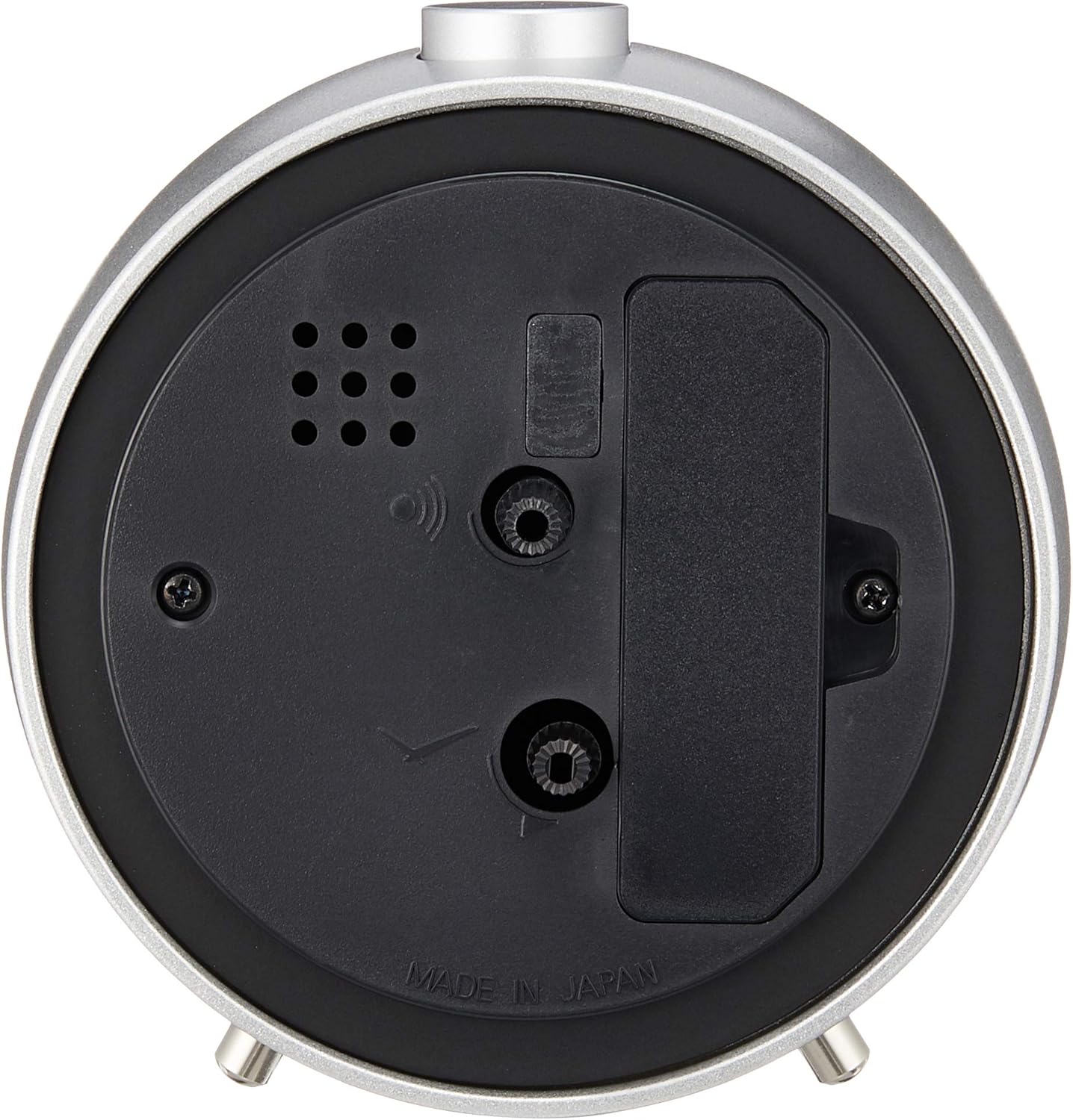 Lemnos Alarm Clock Analog Gigi Alarm Jiji Alarm Silver AWA13-04 SL Lemnos w100 x H107 x D58 mm