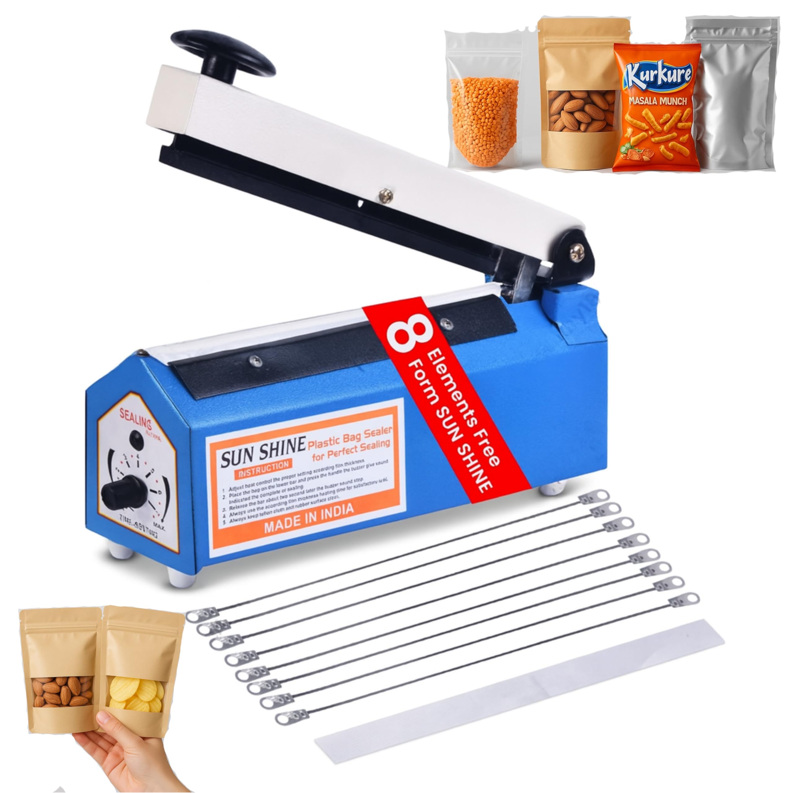 Heat Press Sealing Machine - Food Packaging & Bags -1