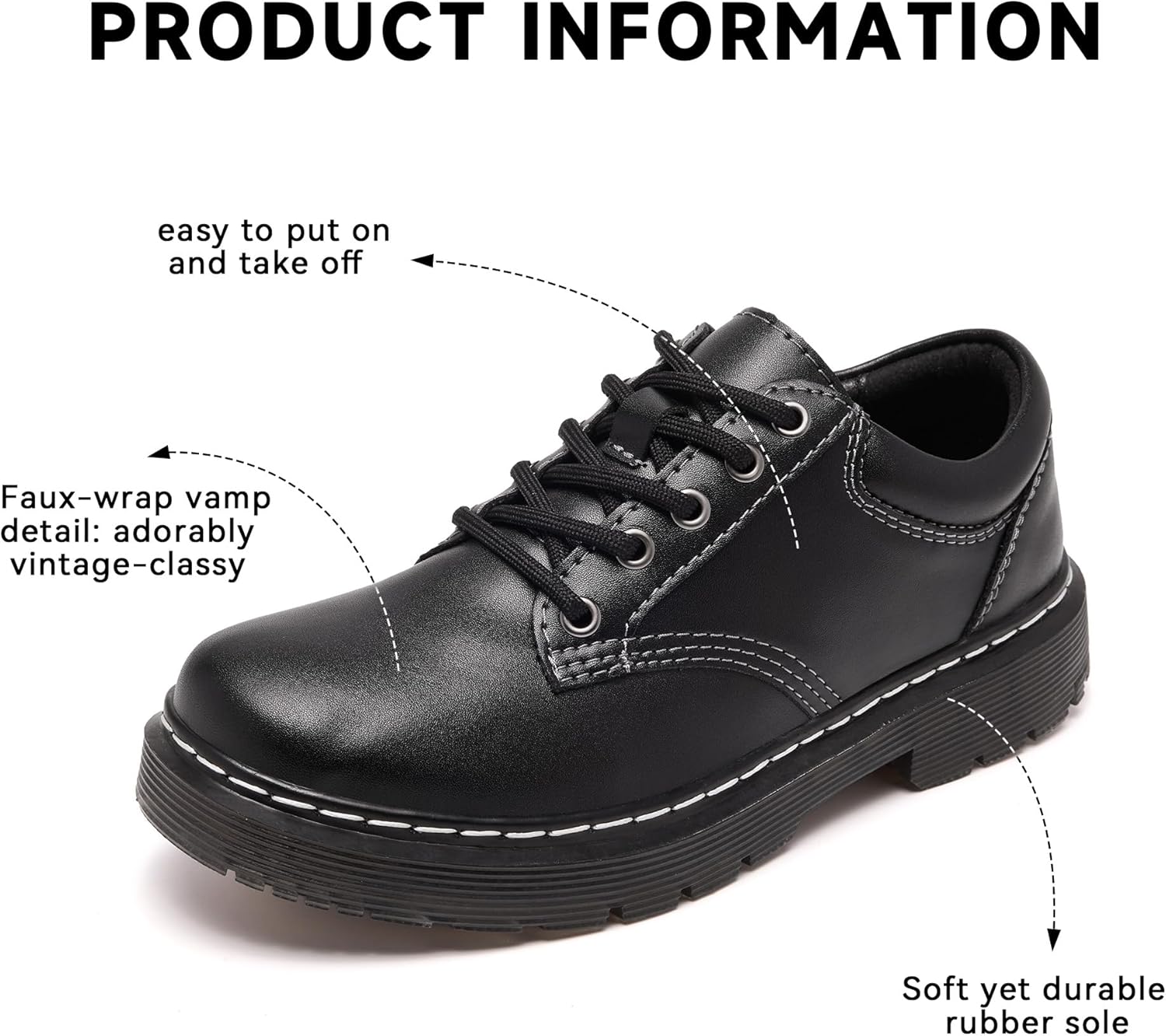 Oxford Shoes for Women Classic Business Casual Shoes Comfort Work Office Dress Loafers Oxfords - Image 4