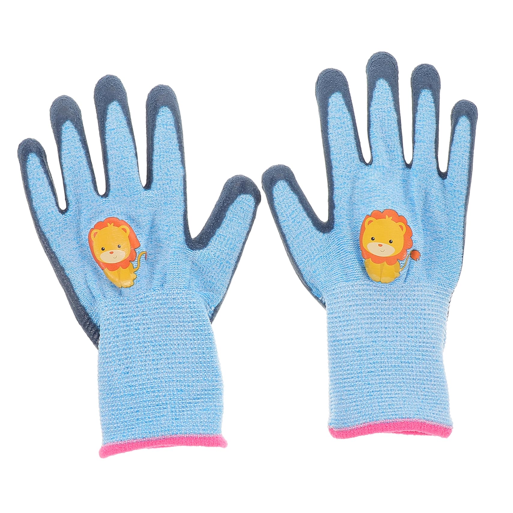 Baluue Boys and Girls Gardening Gloves Small Full Fingers Work Gloves for Children Waterproof Mittens Anti-puncture Design for Safety