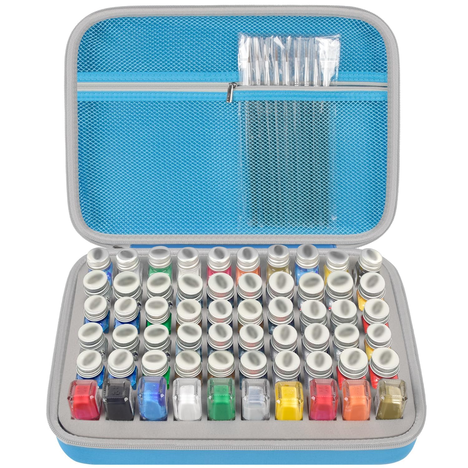 Mallette de transport antichoc ALKOO pour bouteilles de peinture émail Testors
