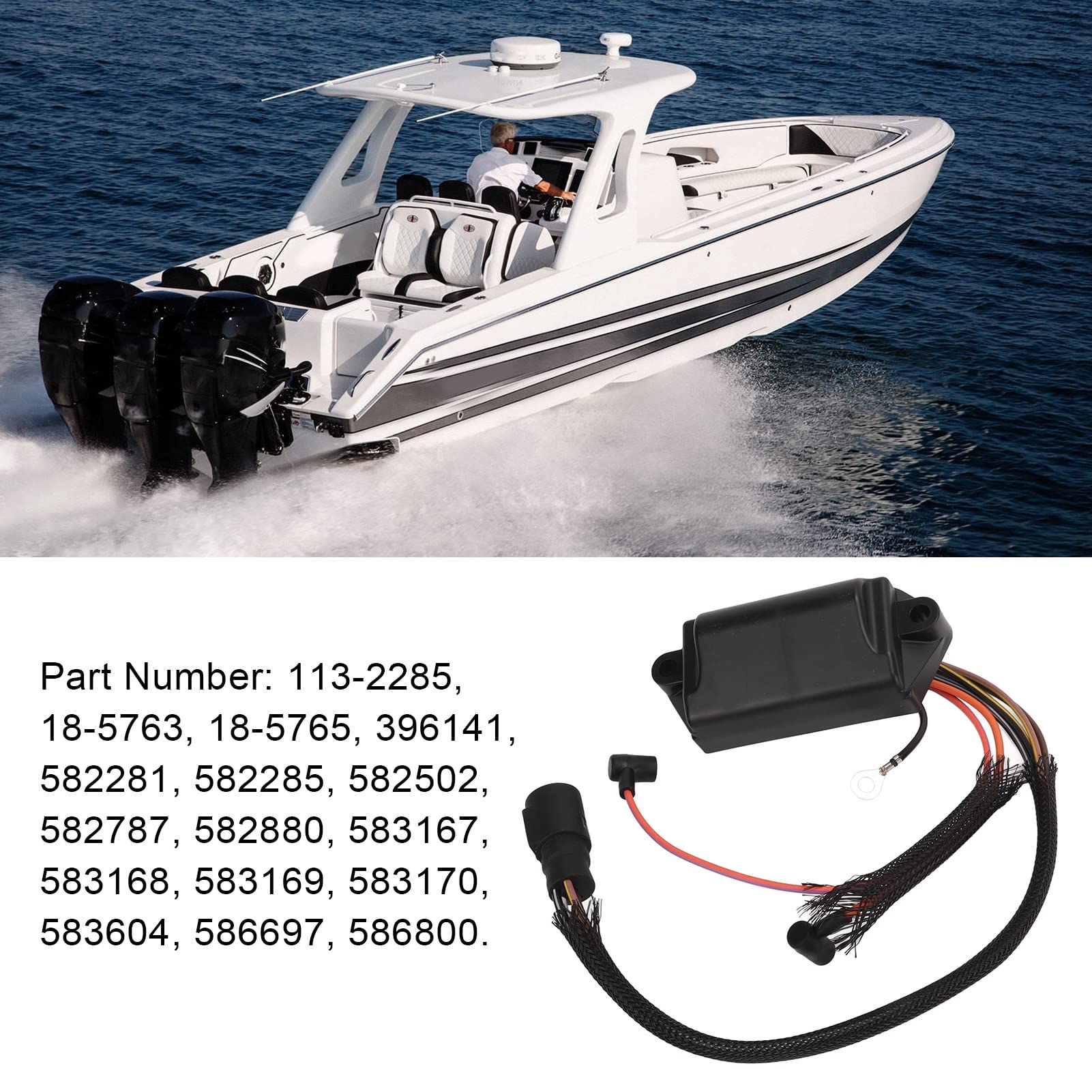 Motore Fuoribordo Power Pack Sostituzione Duratura per 2cyl Elect Manual Start Ideale per Gli Appassionati di
