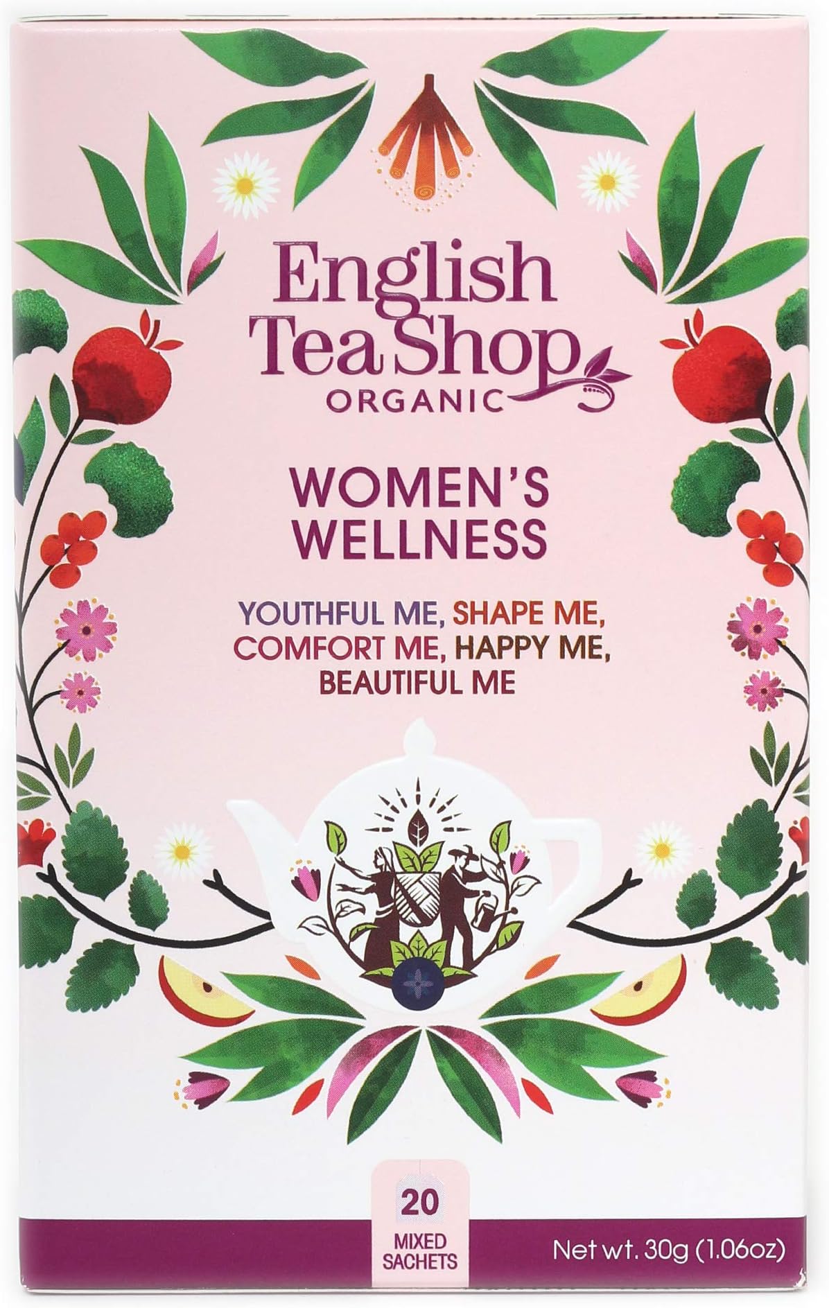 Women’s Wellness Tea Bag Sachets, 20-Piece