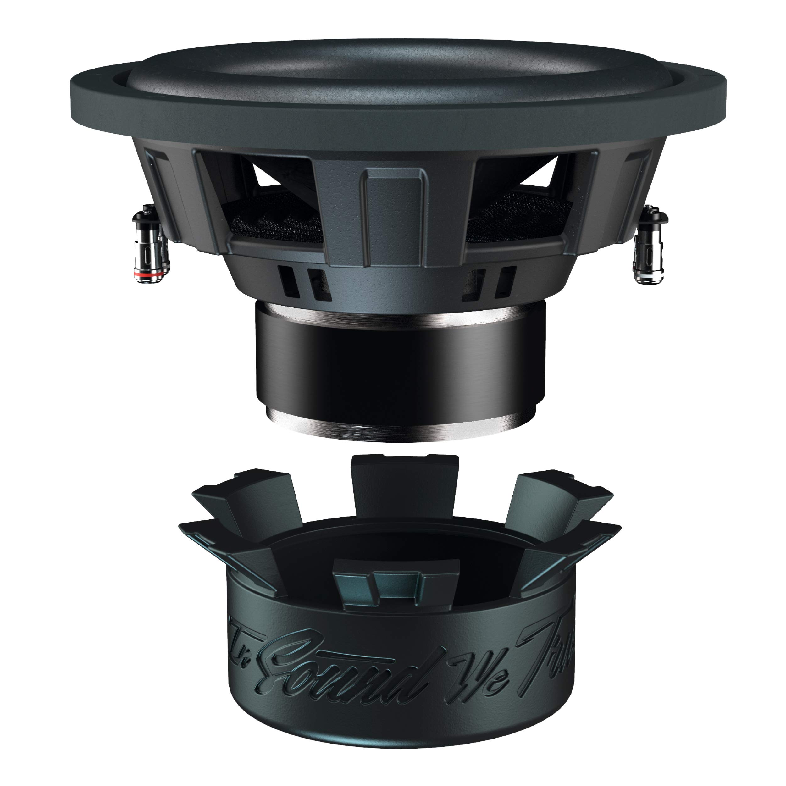 ETON PW 10: Kräftiger 25 cm / 10 Zoll Langhub Woofer, Bass fürs Auto, Bass Lautsprecher mit Ferritmagnet, handgeschöpfter Papiermembran, 2 x 2 Ohm Doppelschwingspule, 1000 Watt