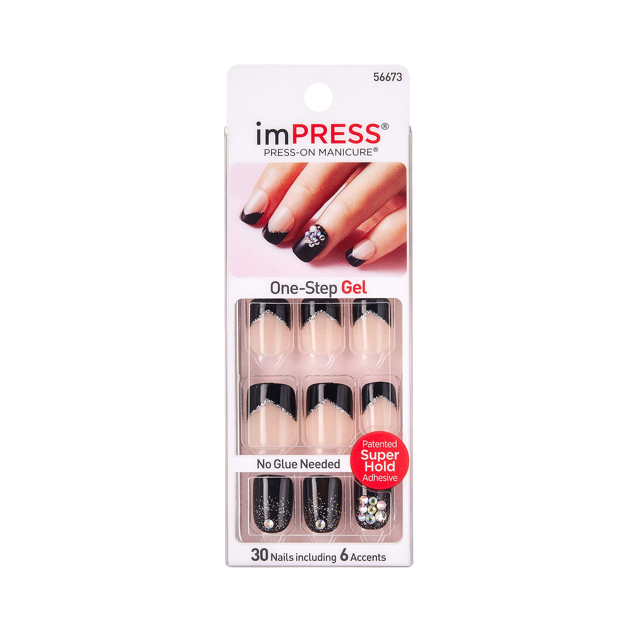 Amazon.com : KISS IMPRESS MANICURE SHORT - TEXT APPEAL-BIP230 : Beauty &  Personal Care