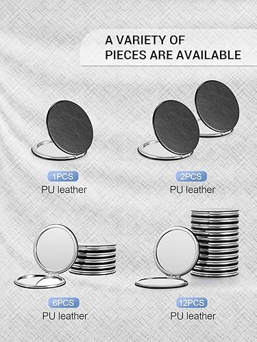 Miniatura 5 de Getinbulk Juego de 12 espejos compactos para dama de honor, espejo de bolsillo que incluye 1 novia futura, 11 patrones de tribu de novia para