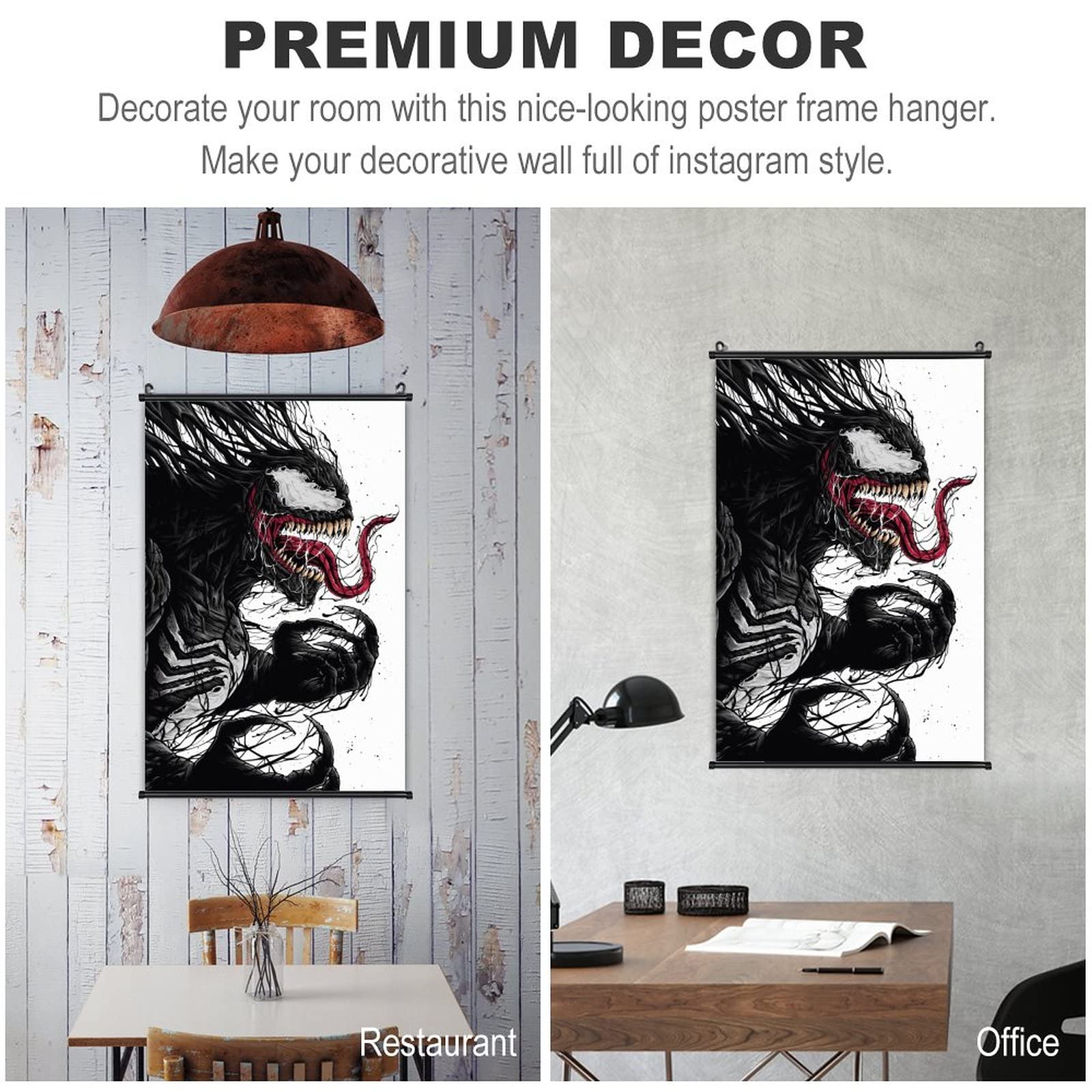 VENOM インテリア用 Amazon.co.jp: 掛ける絵 Venom ヴェノム タペストリー ポスター 巻物