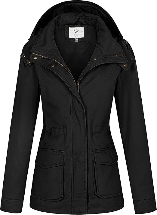 coat with hoodie women's
