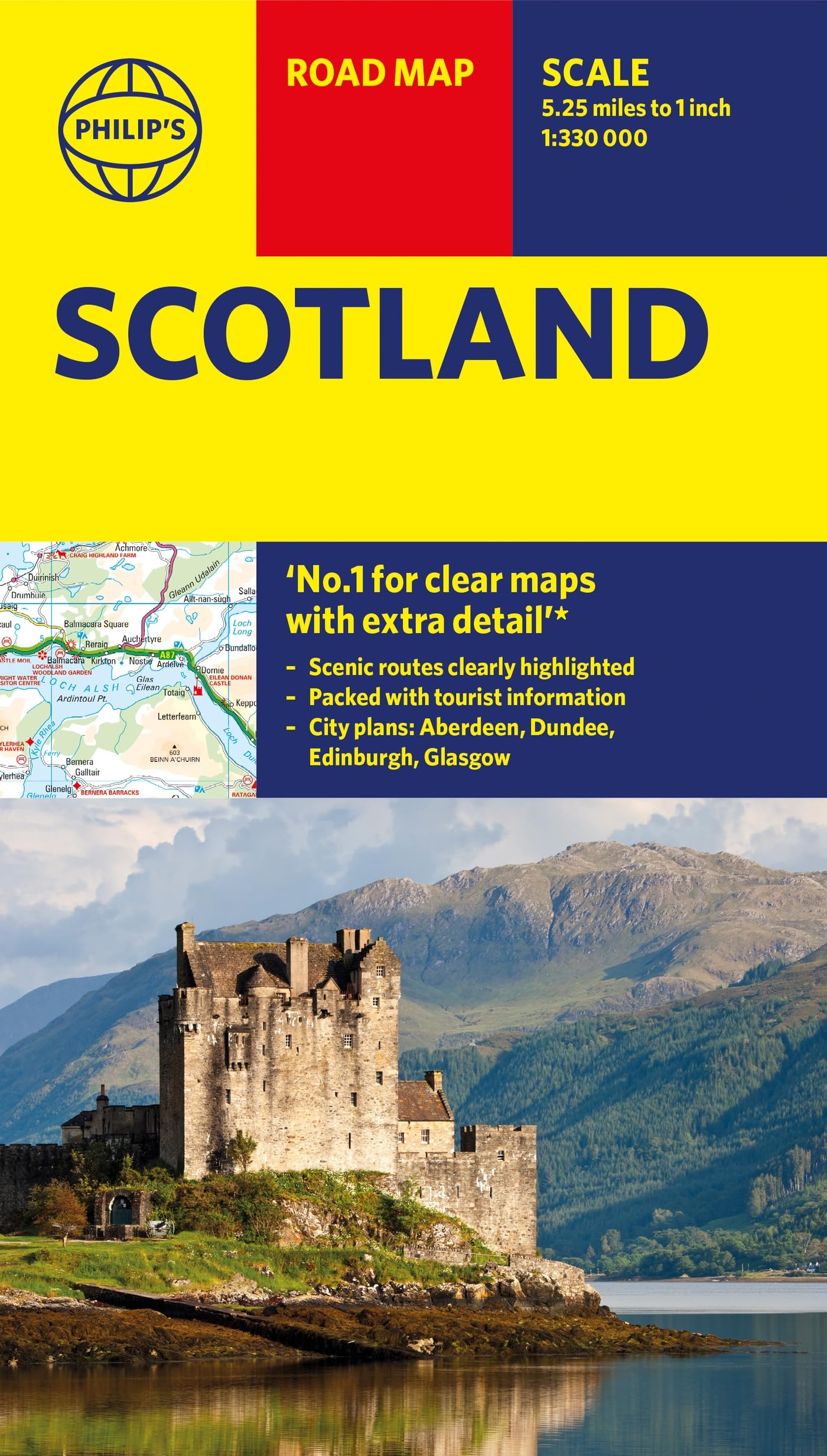 Philip's Scotland Road Map (Philip's Sheet Maps)