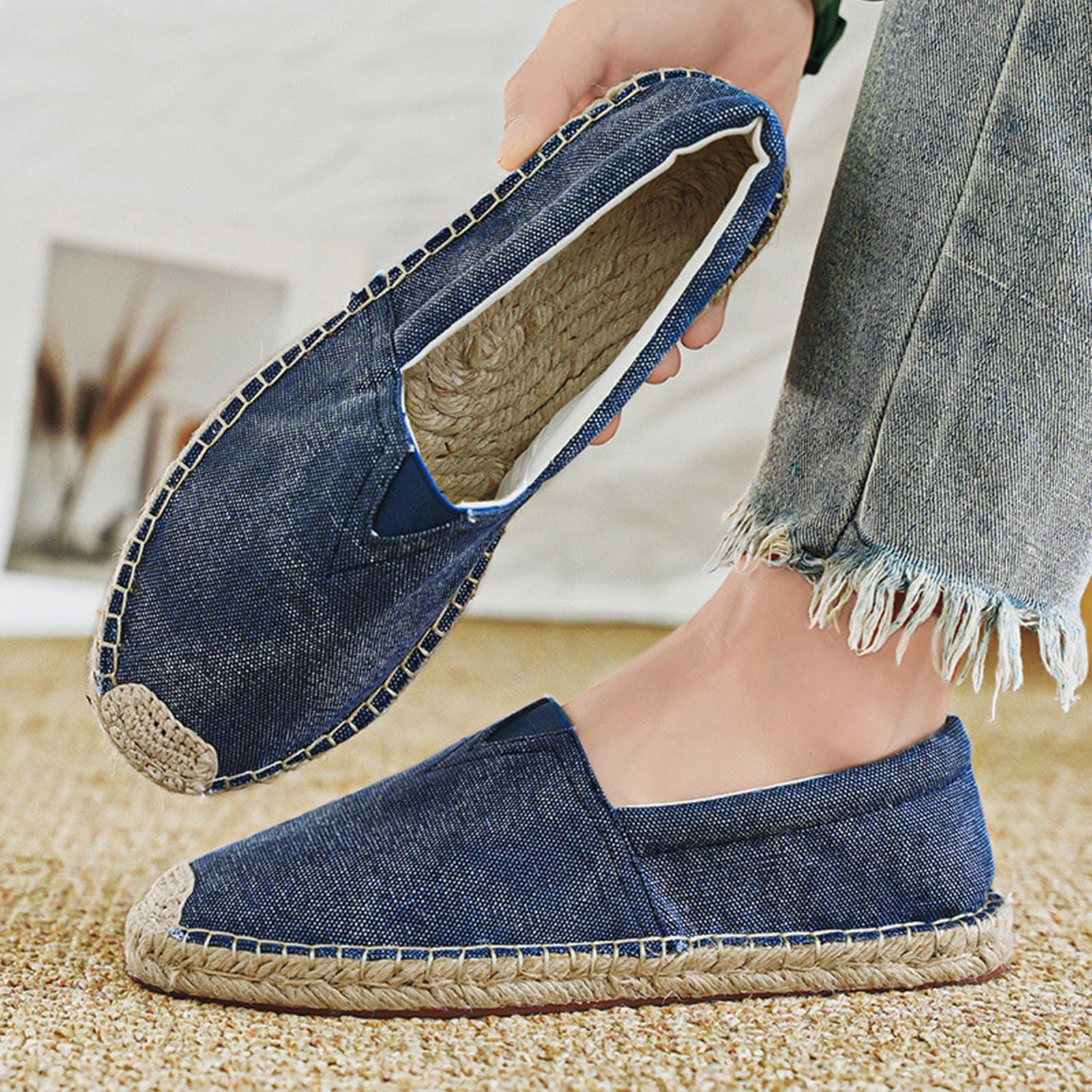 Alexis Leroy Handmade - Alpargatas clásicas para hombre
