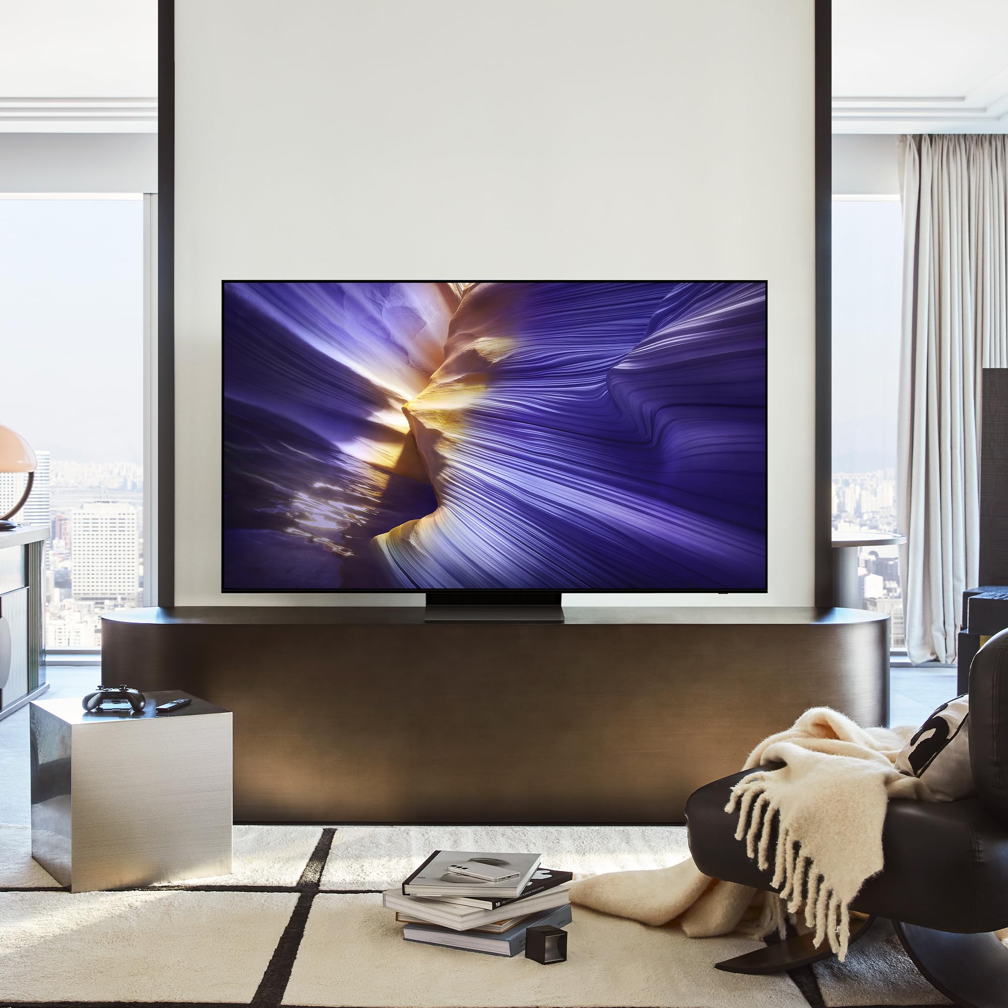 Samsung OLED 4K Vision AI Smart TV 42'' QE42S90FAEXZT NQ4 AI Gen3, OLED HDR+, Motion Xcelerator 144Hz, 2025