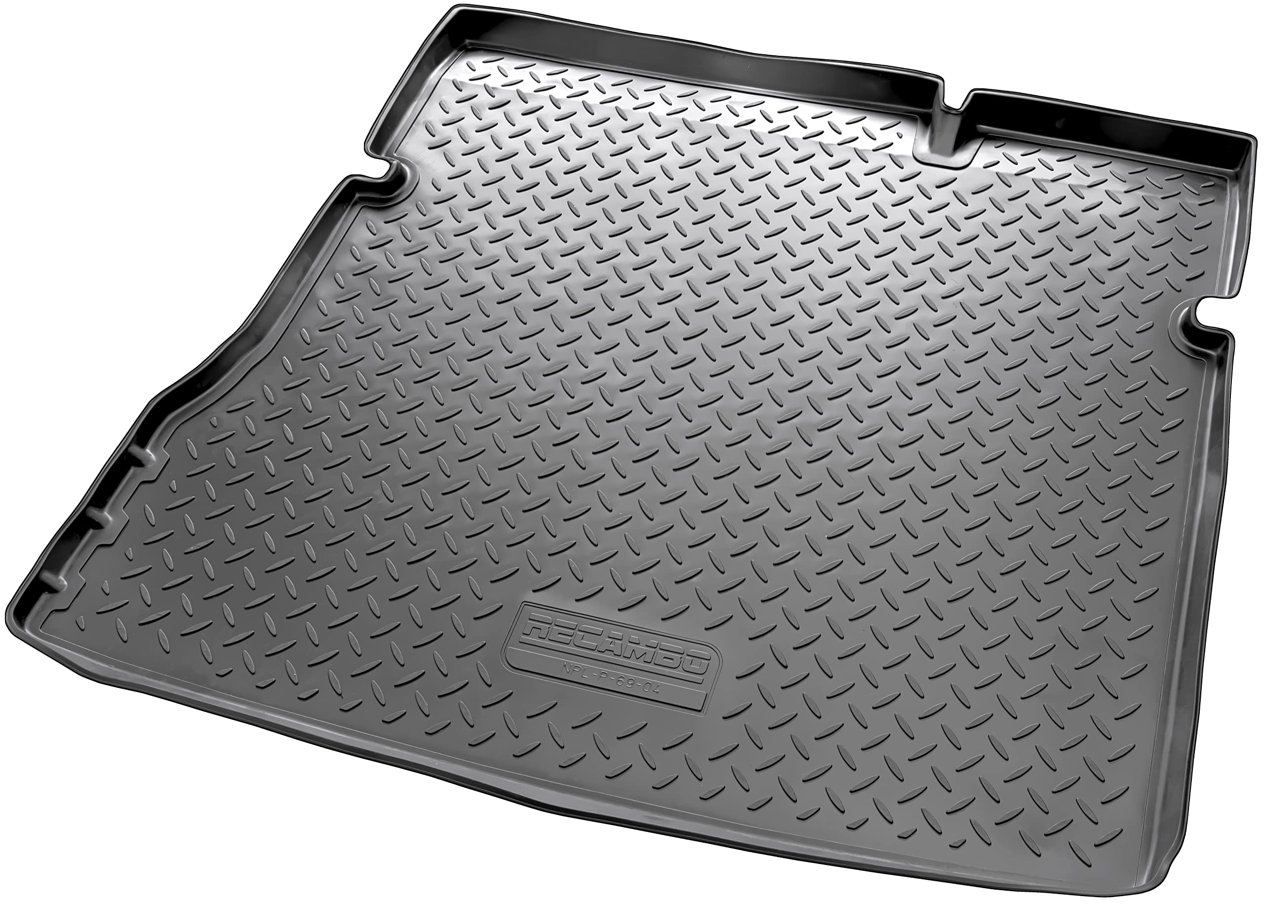 RuiYiL Auto Tappetino per Bagagliaio per Dacia Duster III 2024, Vasca Baule su Misura in Pelle Impermeabile Antiscivolo AntiGraffio Baule Fodera Accessori, A/Black