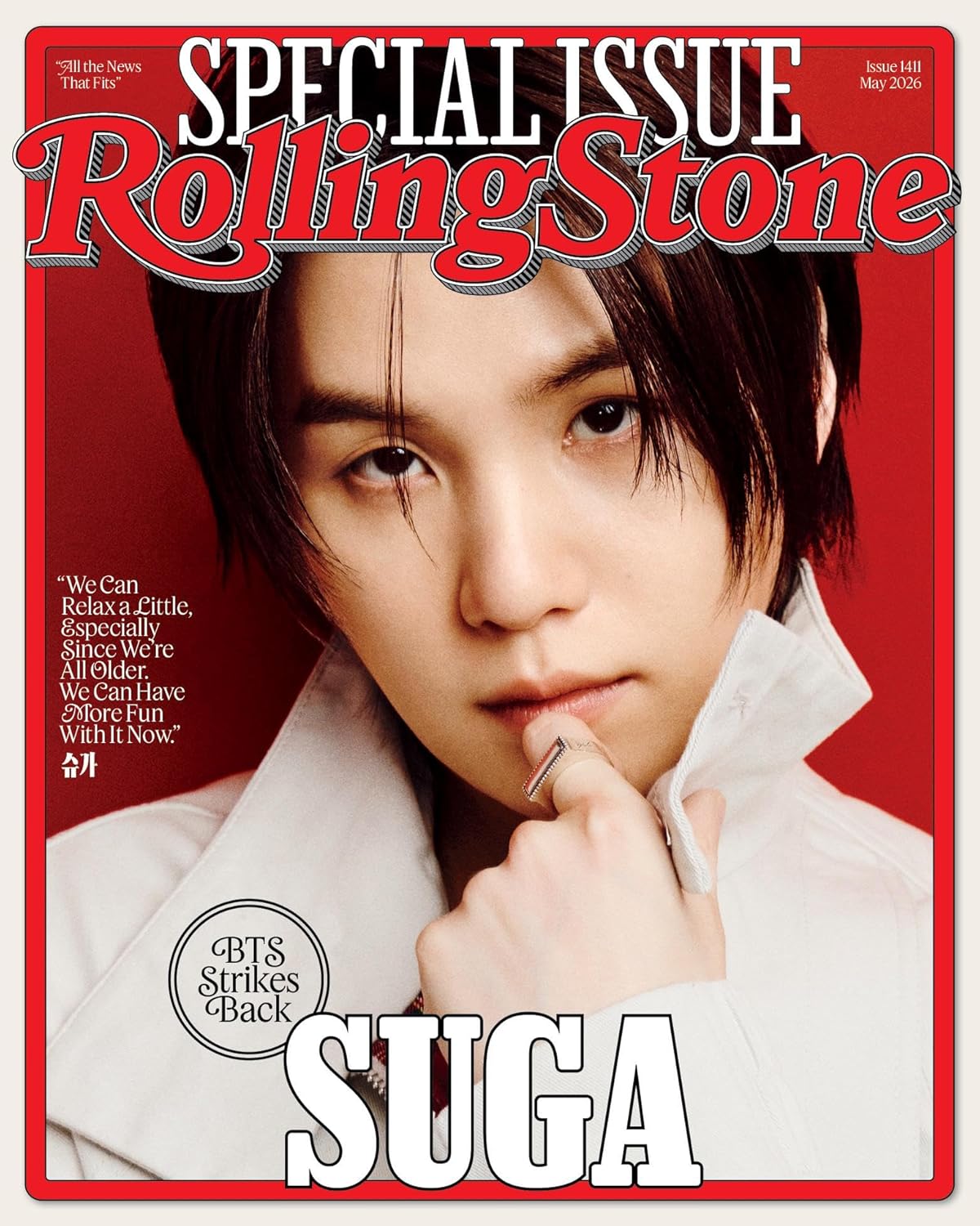 Rolling Stone USA Magazine May 2026 Special Issue : BTS Back on Top (RANDOM COVER WILL BE SENT)      Single Issue Magazine – April 20, 2025