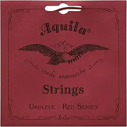 Aquila Cordas para Ukulele de concerto Red Series AQ-86 - G baixo - 1 conjunto de 4