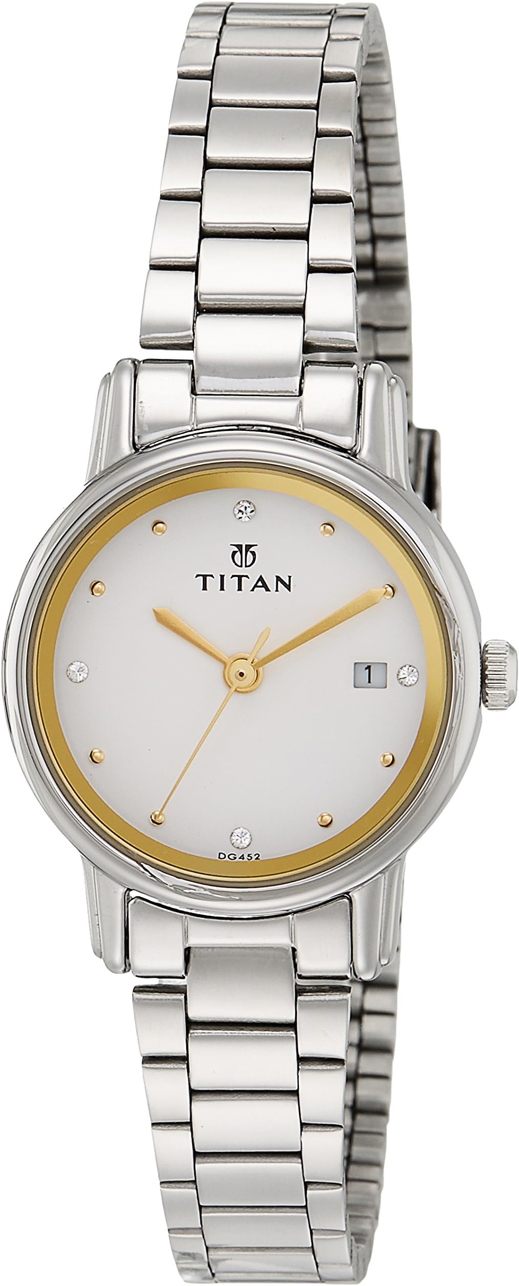 Titan Karishma Analog White Dial Women's Watch NM2572SM01/NN2572SM01/NP2572SM01