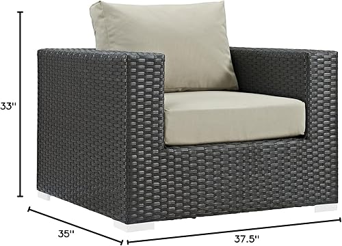 Vista 178 de Modway - Sillón para exteriores