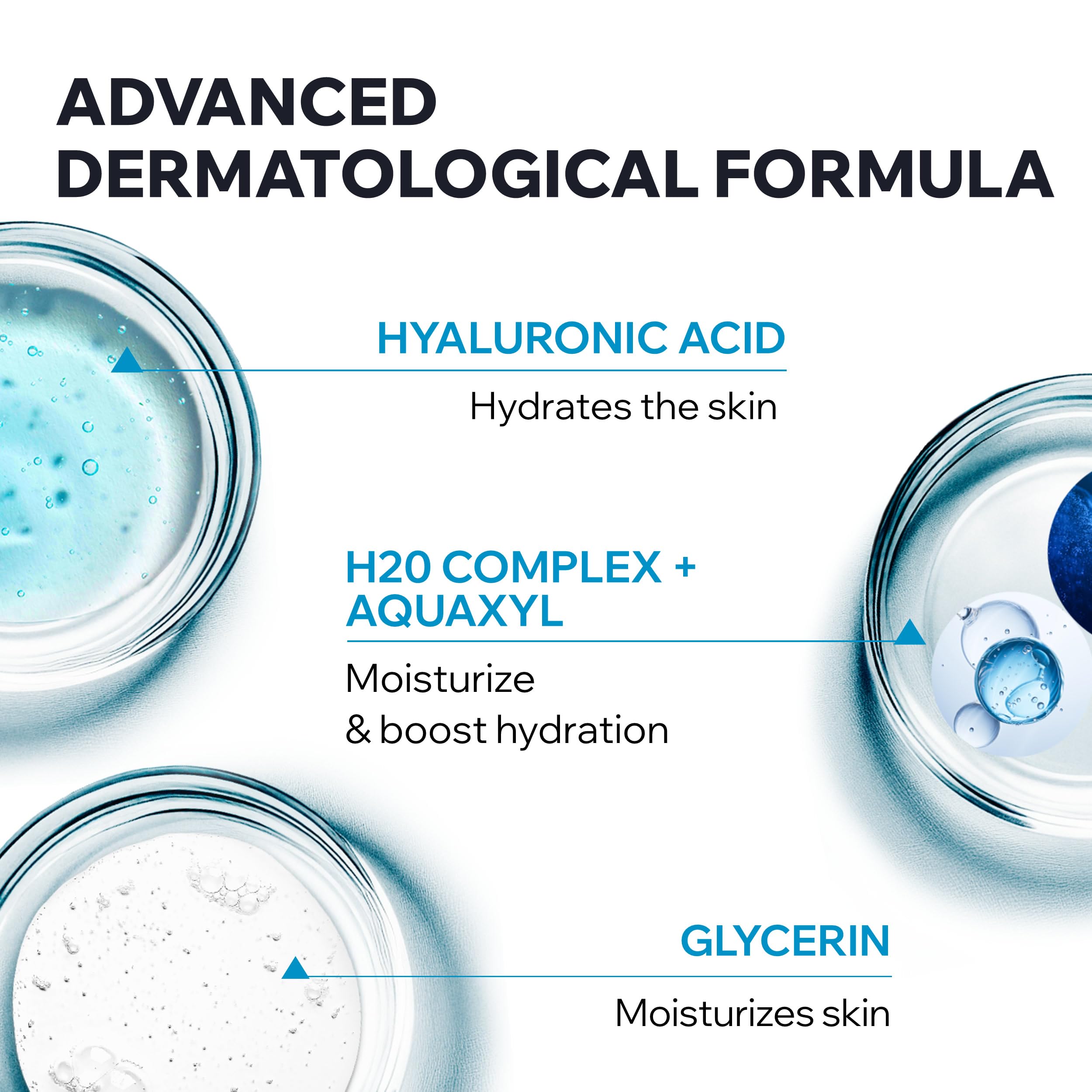 Uriage Eau Thermale Moisturizing Face Gel With Hyaluronic Acid, 24H Intense Hydration, Fresh Lightweight Unisex Gel For Combination/Oily Skins, Lovely Floral Scent, Non-Comedogenic