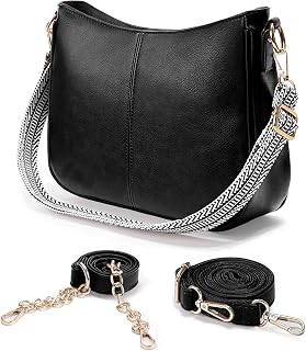 Crossbody Bags for Women Trendy Leather Hobo Handbag Fashion Shoulder Bags For Ladies with Three Strap