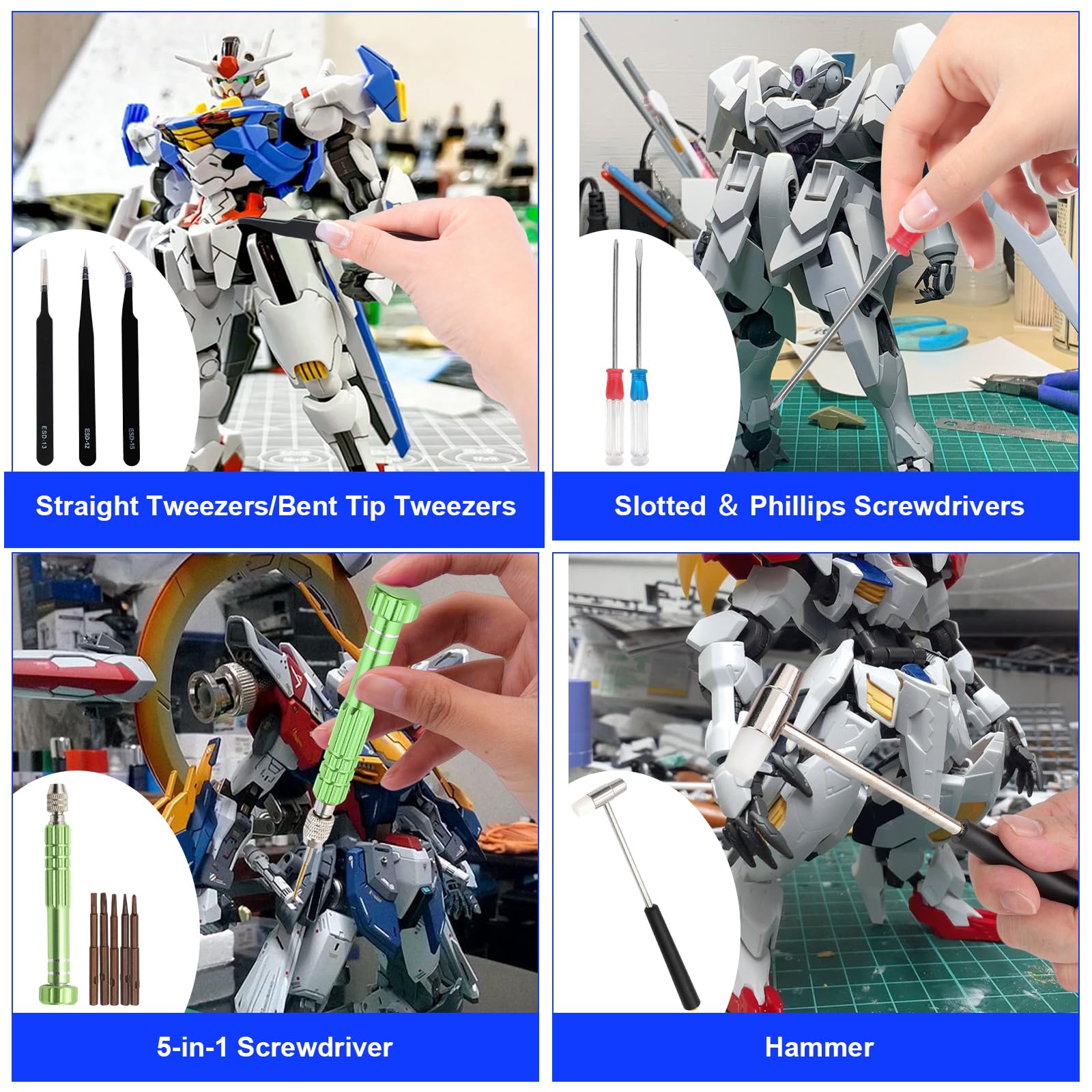 ガンプラ引退模型製作ツールセット Amazon | ガンダムツールキット 170個 プロ仕様 模型 工具キット