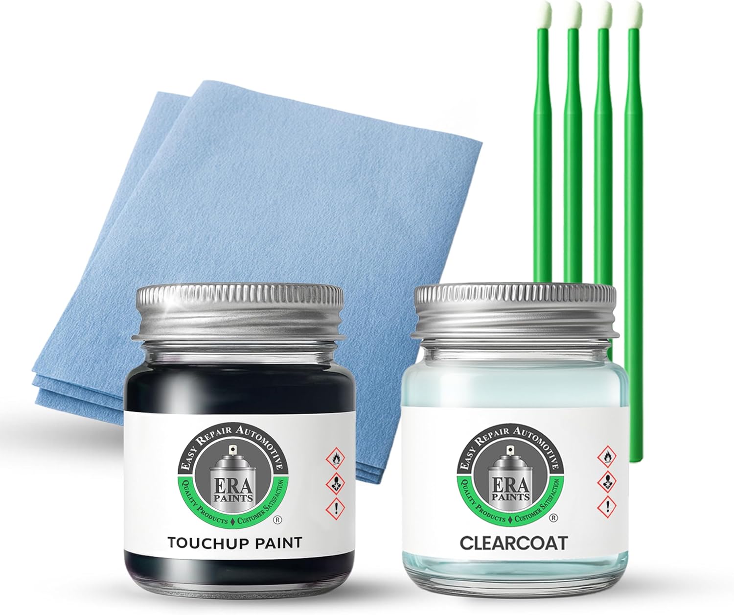 ERA Paints 218 - Attitude Black Metallic for TOYOTA Exact Match Automotive Touch Up Paint Spray - Essential Kit