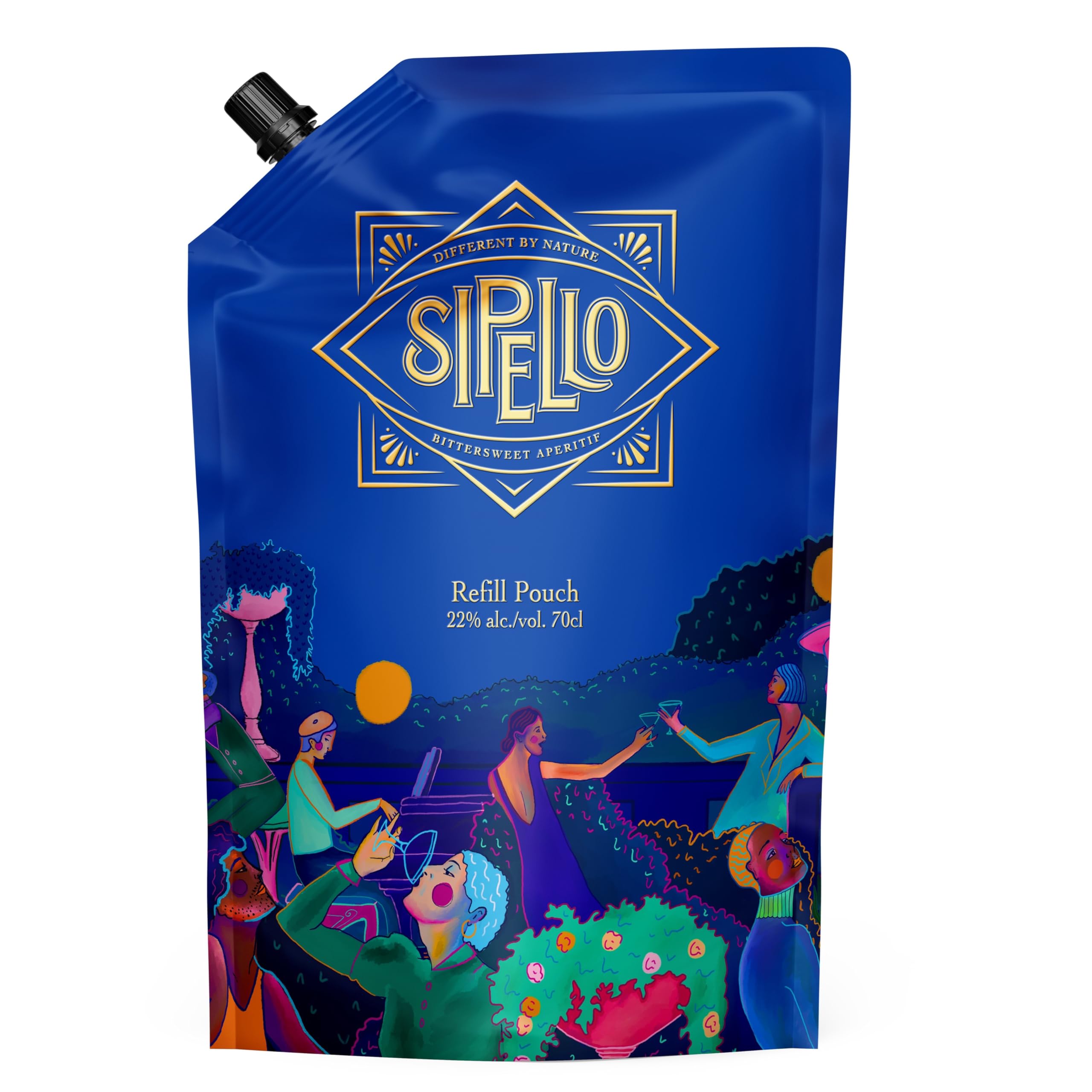 Sipello Bittersweet Aperitif Liqueurs 70cl Refill Pouch