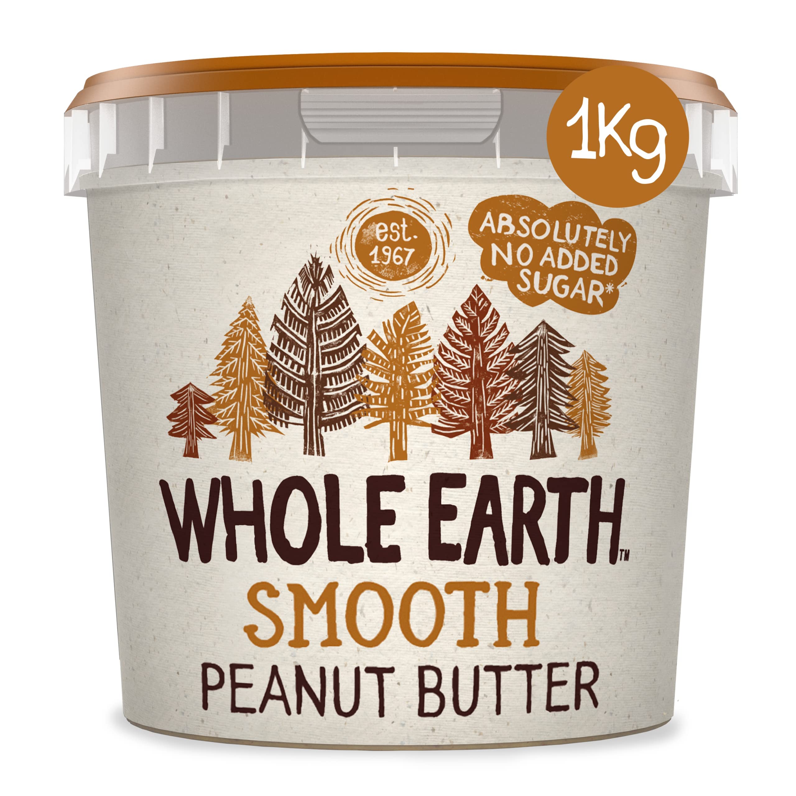 Whole Earth Peanut Butter Smooth, 1000g