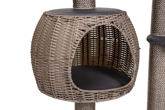 Foto 3 de 6 de KARLIE K&ÁRBOL RASCADOR Exterior IV 77X57X160 CM, Gris