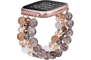 Fitbit Versa 2 Women's Bands: Handmade Beaded & Pearl Straps