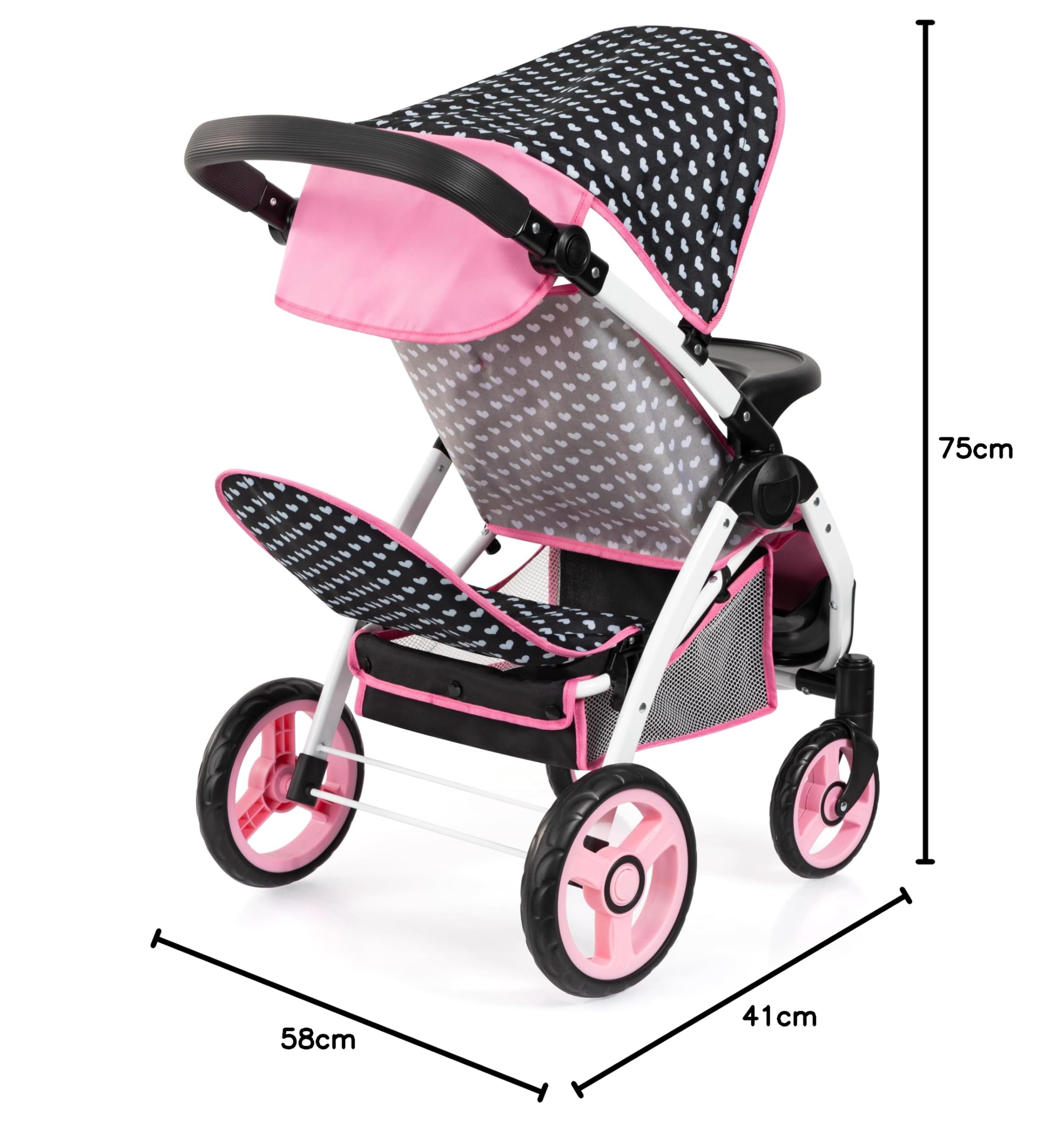 BAYER - Dolls Pram Twin Star (39460AA)