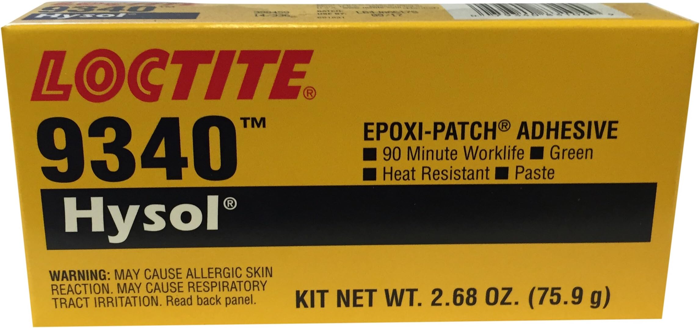 Loctite - 9340 Hysol - Green Epoxy Structural Adhesive High Temp 2.7 Ounce, Grey