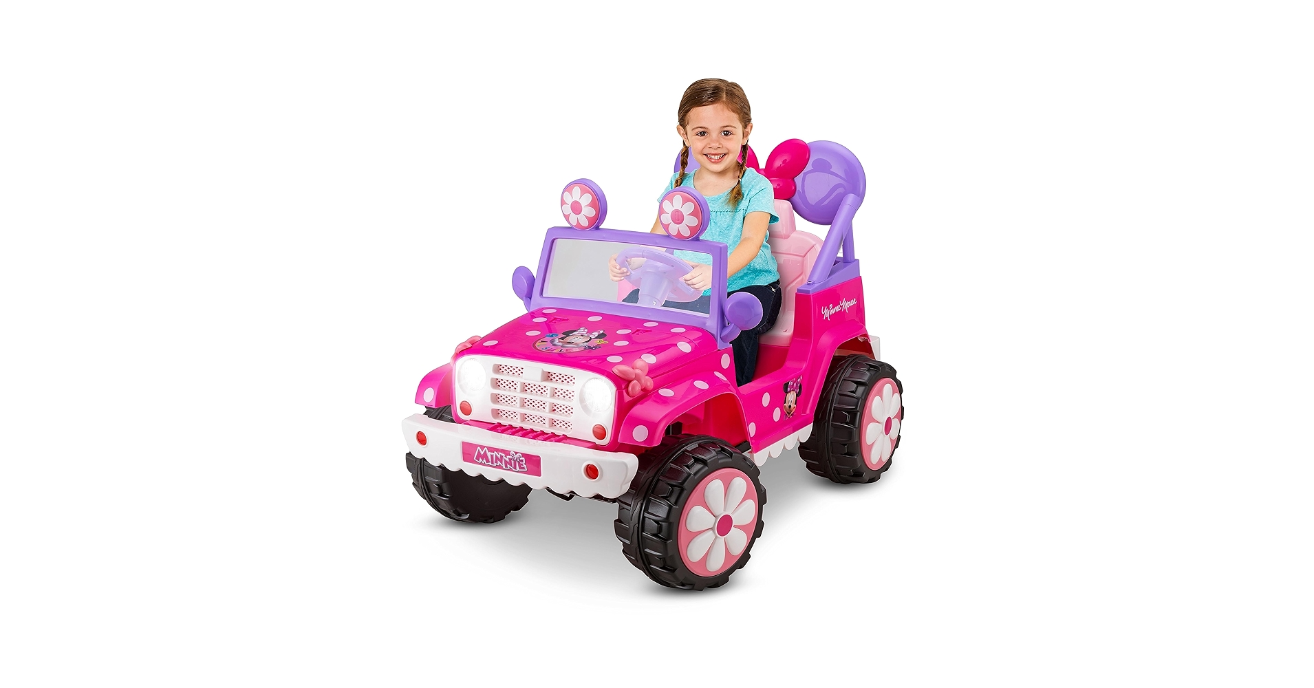 minnie❗️ Kid Trax Disney's Minnie Mouse 6V Ride-On Toy, Flower Power