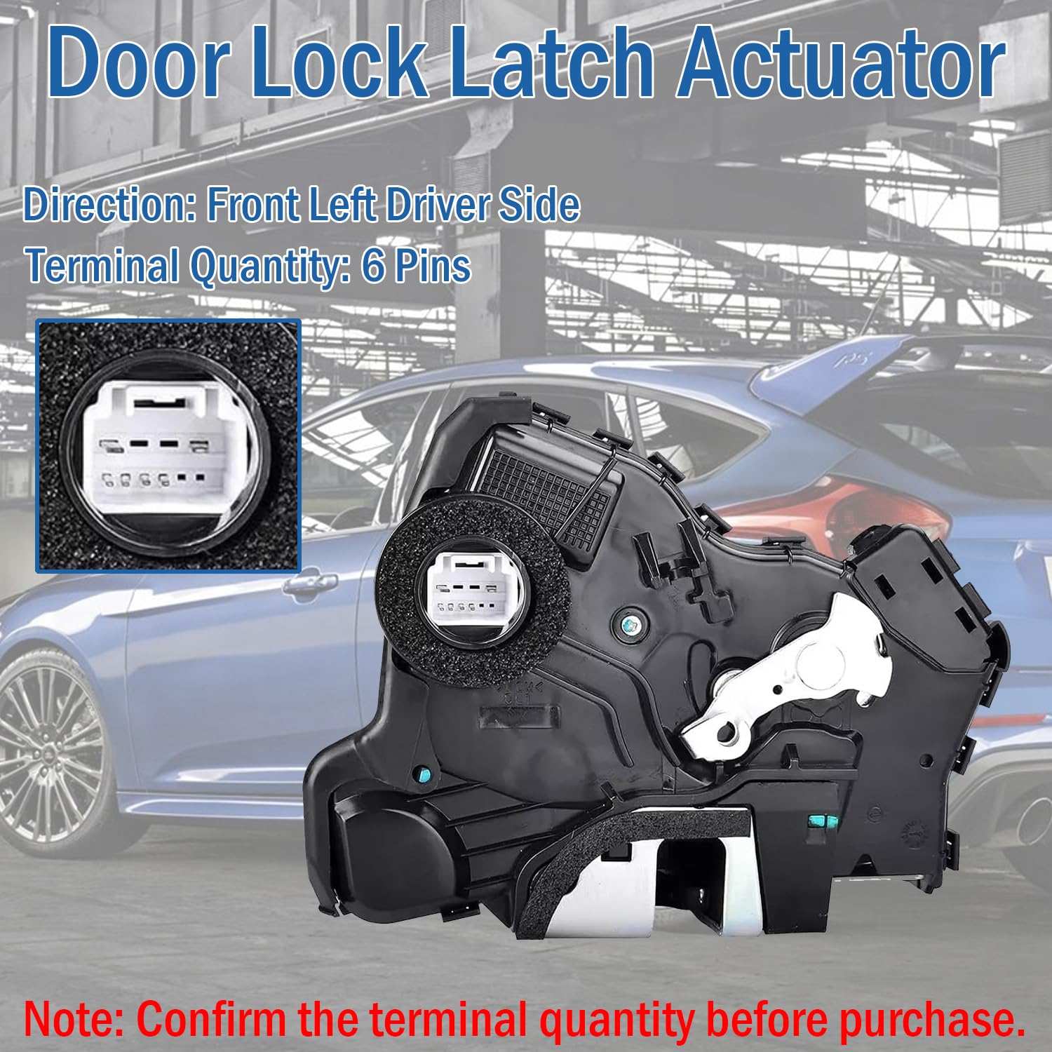 Front Left Driver Side Door Lock Latch Actuator Motor Fits for Toyota 4Runner Tundra Camry Corolla RAV4 Lexus ES350 GX460, Replaces 69040-0C050, 69040-06180, 931-401