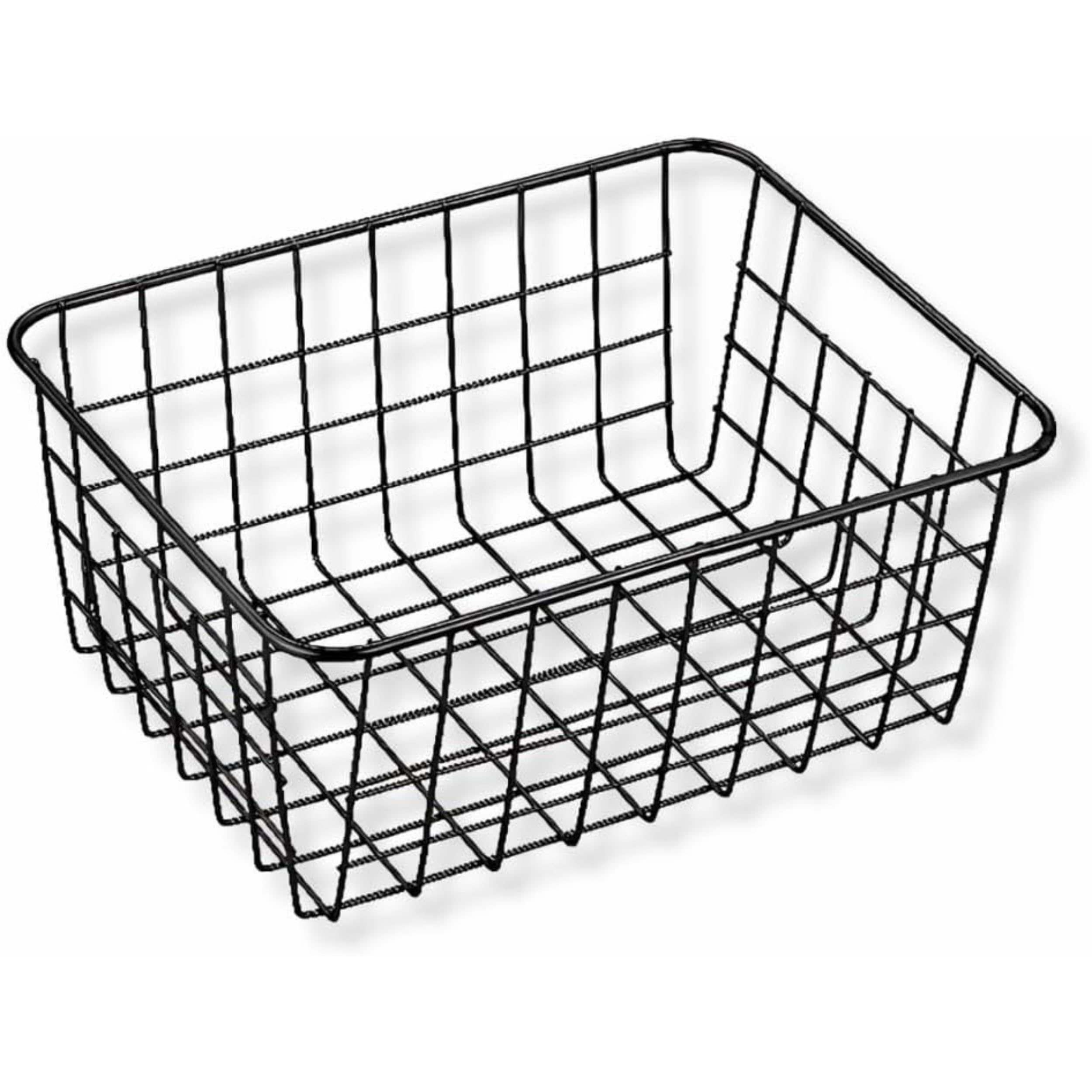 PARENCE Cestino portaoggetti metallo Organizer rettangolare 28x22x12,5 cm Contenitore multiuso finitura opaca
