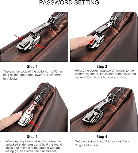 Vista 25 de Funda de piel de grano superior para hombre y mujer, múltiples bolsillos/ranuras, RFID de gran capacidad para tarjetas, cheques, dinero, pasaporte