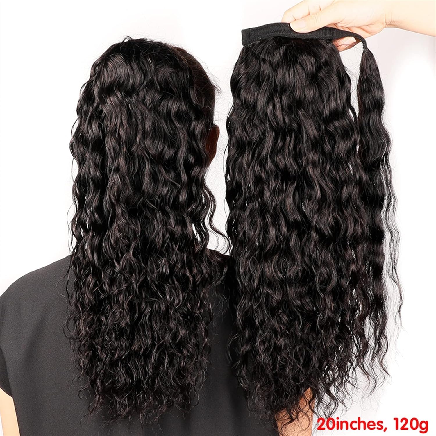 ヘアエクステンション 3/4 PCSディープウェーブヘアバンドル、12