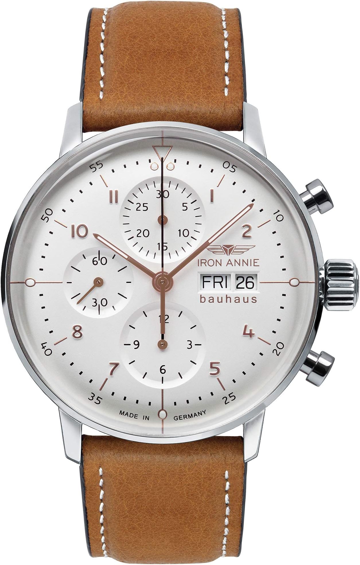 Iron AnnieBauhaus Men's Watch with Automatic Chronograph Mechanism