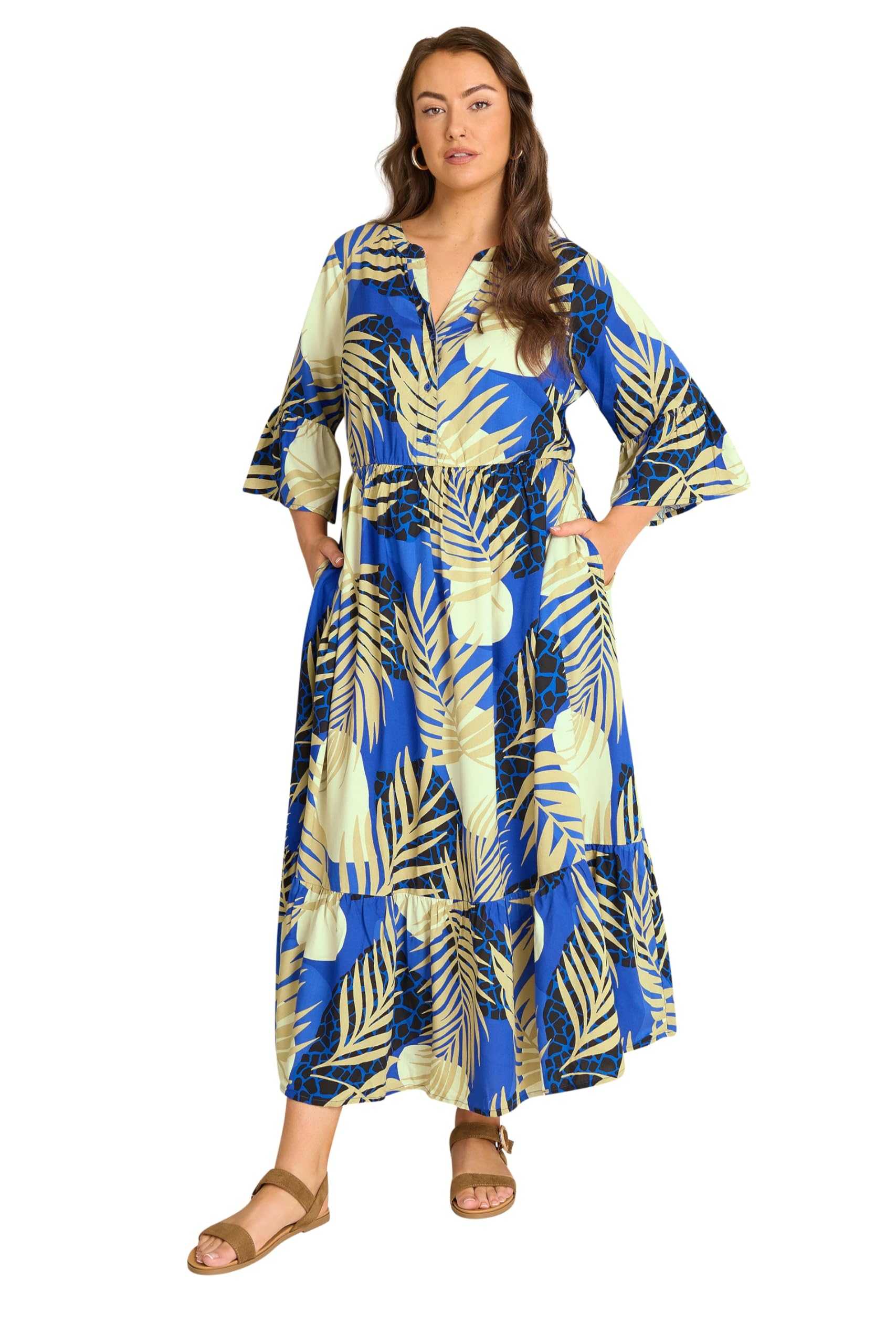 Evans - Women's Dress - Abstract Print - Size 22-24