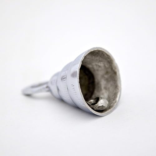 Miniatura 7 de Una docena de 2.5" Alto Varios Diseño de campanas de latón chapado en cromo con timbre boda favorece uso de muchas