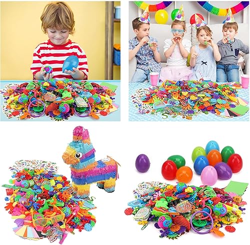 Miniatura 9 de Amy&Benton - 200 piezas de recuerdos de fiesta para niños de 8-12 3-5 4-8, bolsas de regalo, rellenos de piñata, juguetes de caja del tesoro para